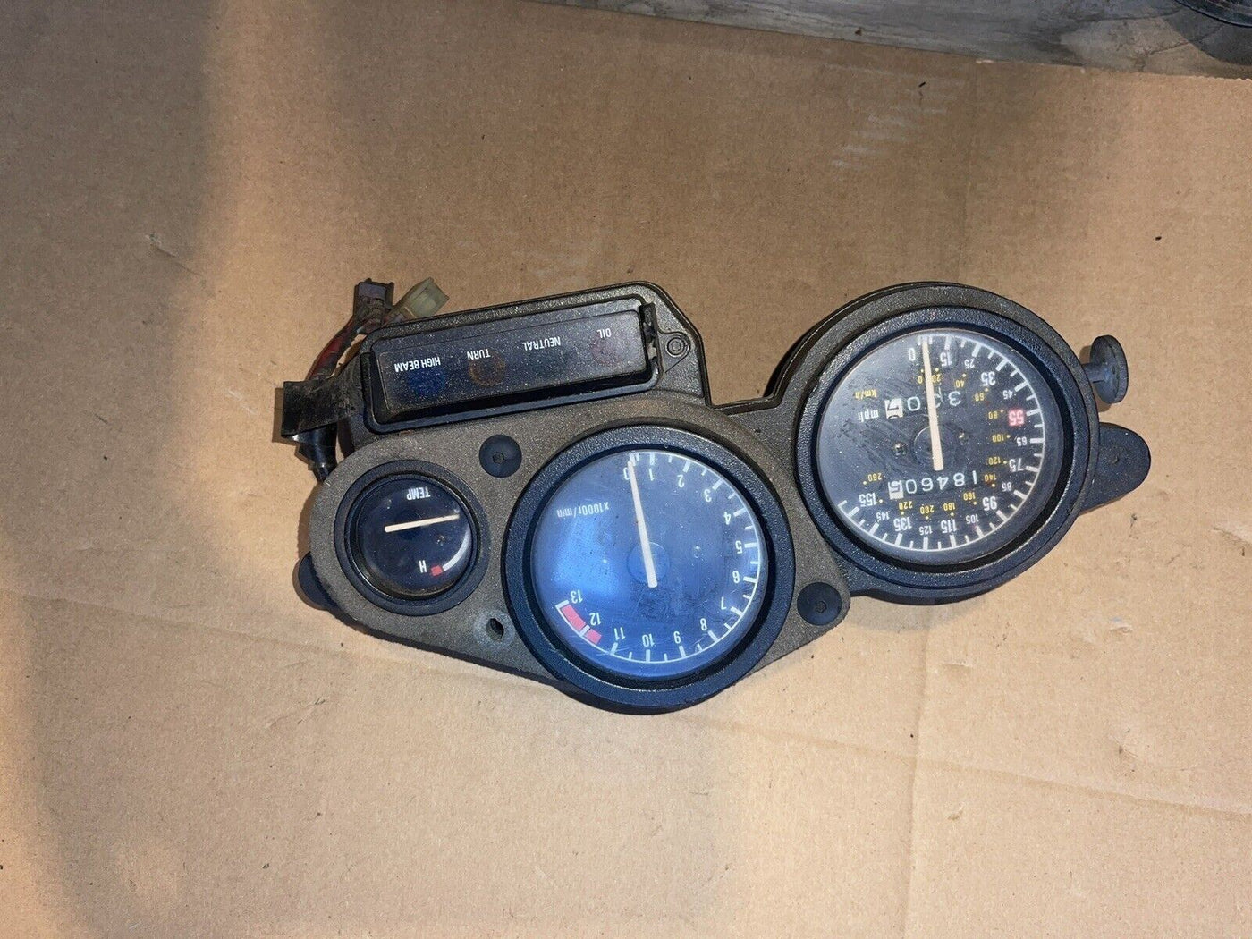 1988 YAMAHA FZR1000 SPEEDO GAUGES DISPLAY CLUSTER SPEEDOMETER