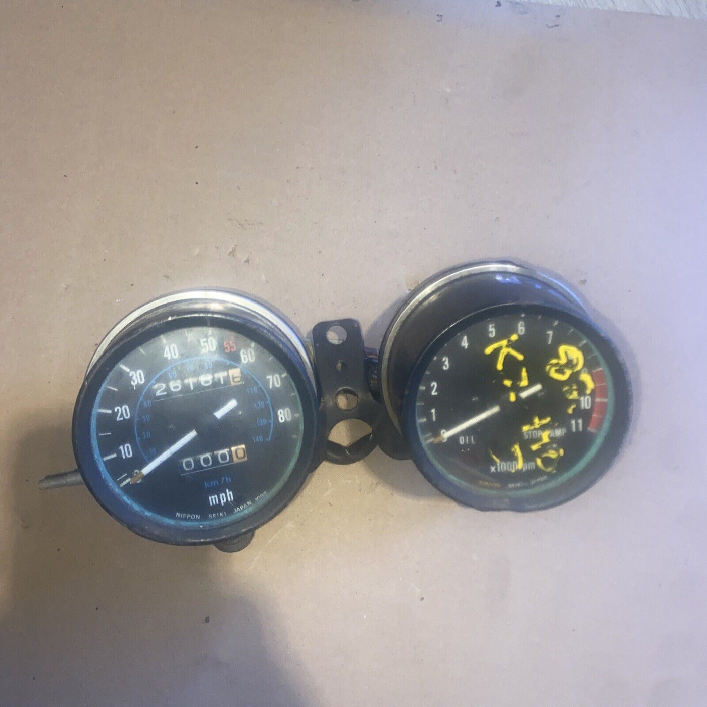 82 KAWASAKI KZ440 SPEEDOMETER METER GAUGE