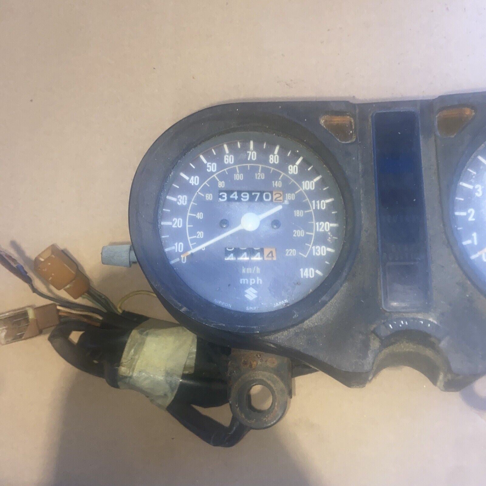 1978 Suzuki GS 750 Speedometer Tachometer Dash