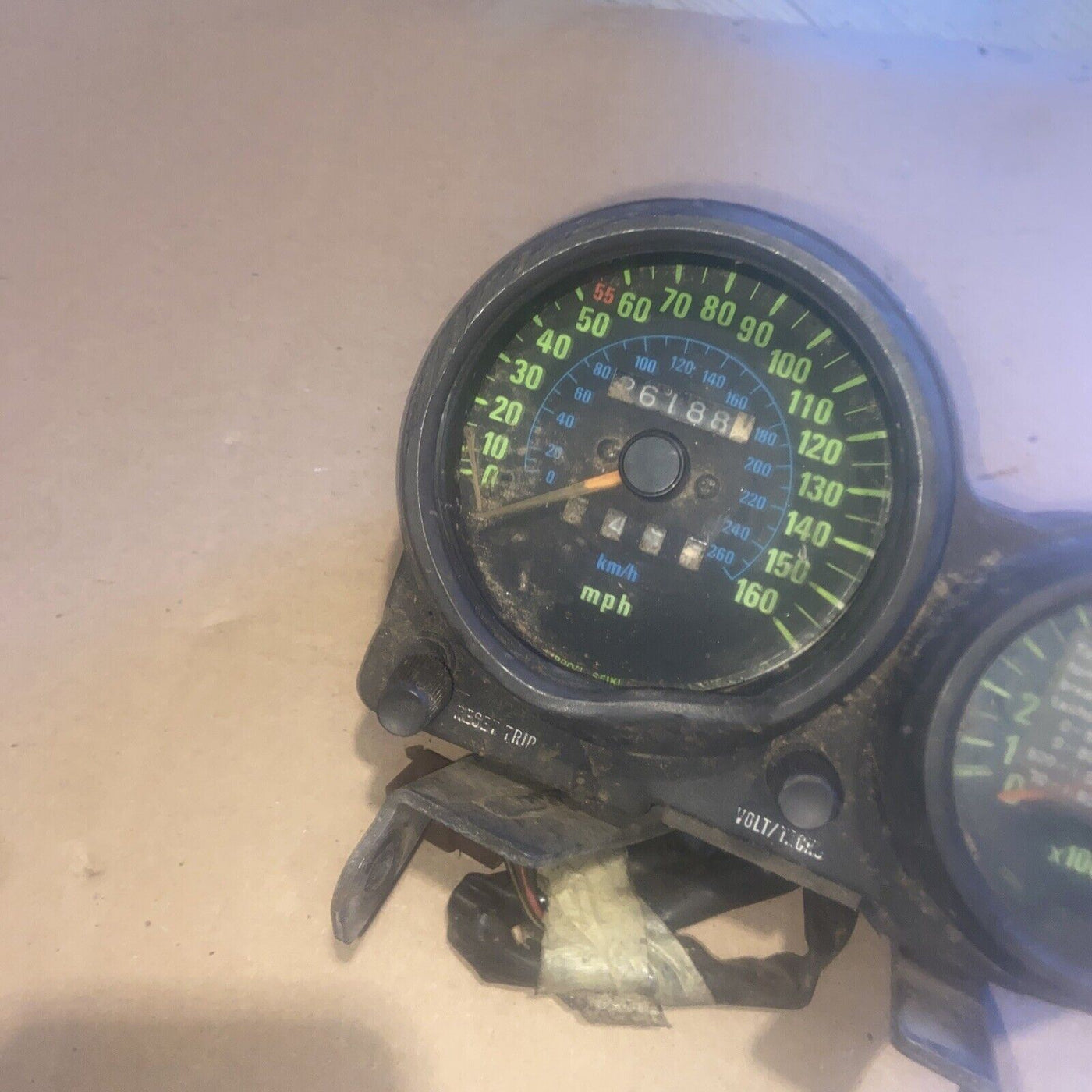85 GPZ ZX750A Speedometer Tach Kawasaki Tachometer