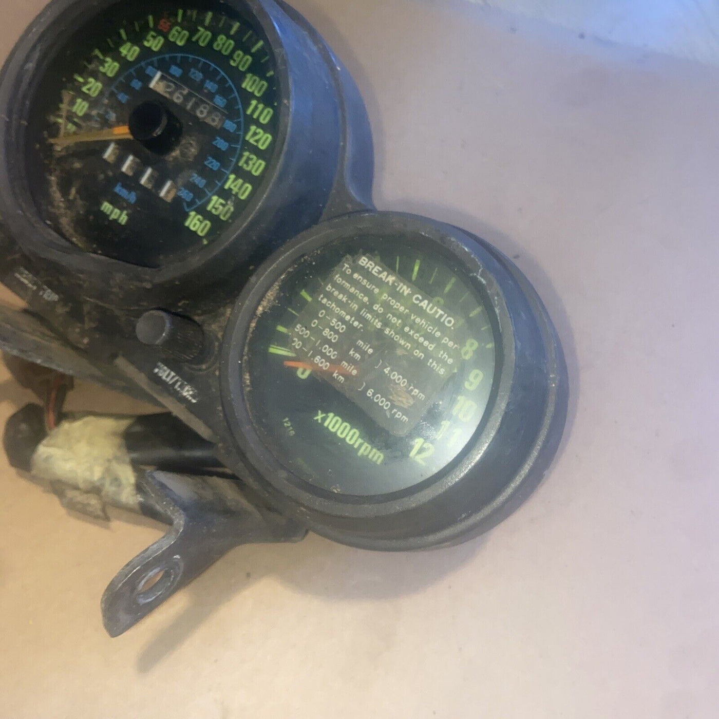 85 GPZ ZX750A Speedometer Tach Kawasaki Tachometer