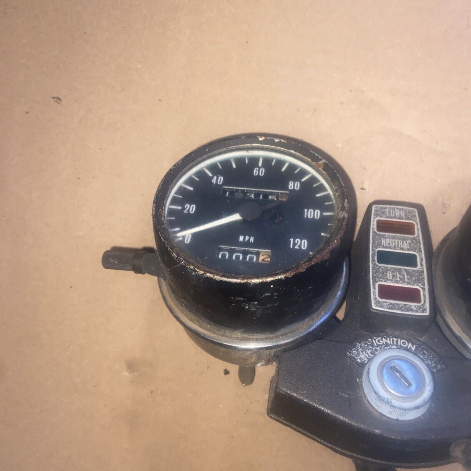 1977 Kawasaki KZ400D KZ 400 Gauge Cluster Speedometer Tachometer Dash