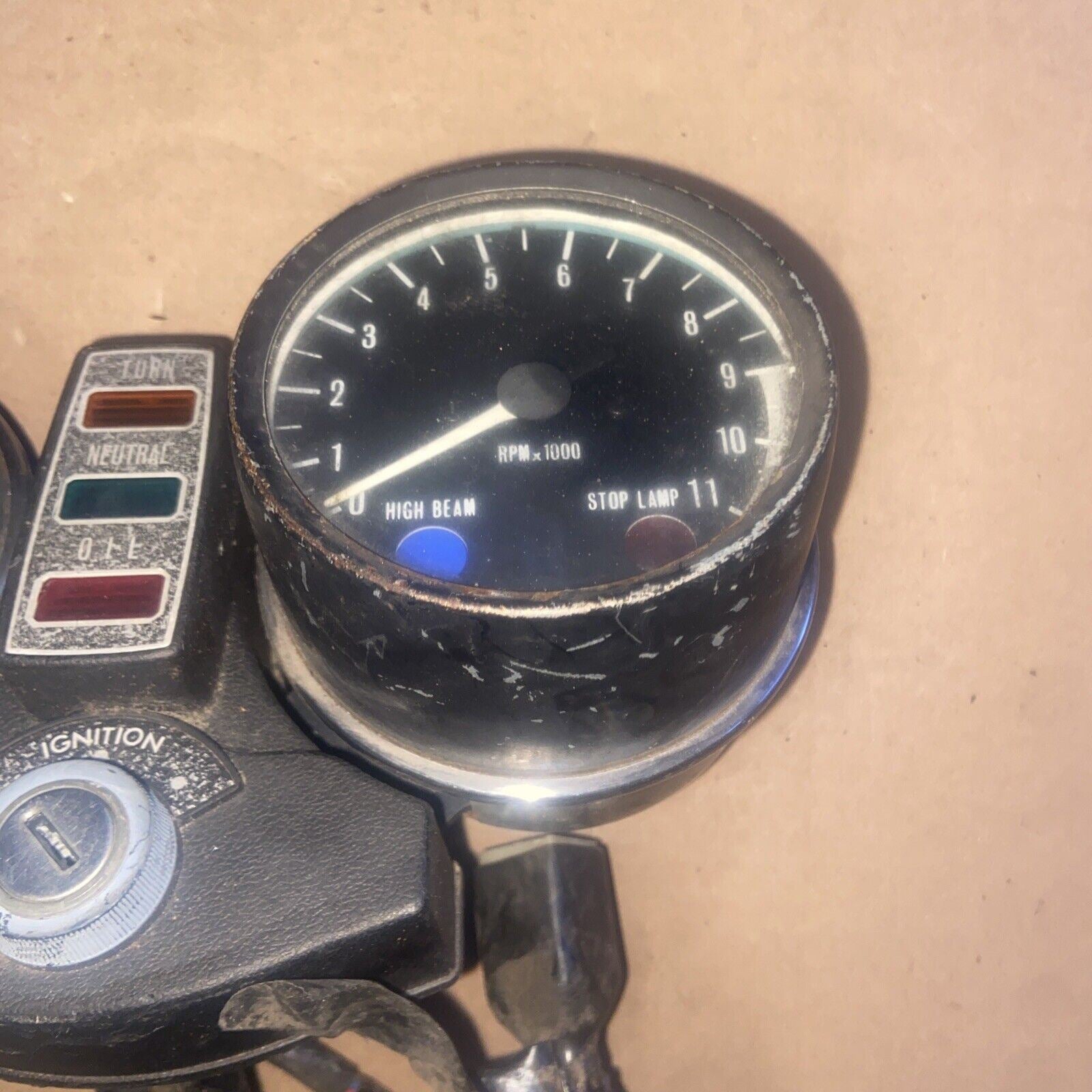 1977 Kawasaki KZ400D KZ 400 Gauge Cluster Speedometer Tachometer Dash