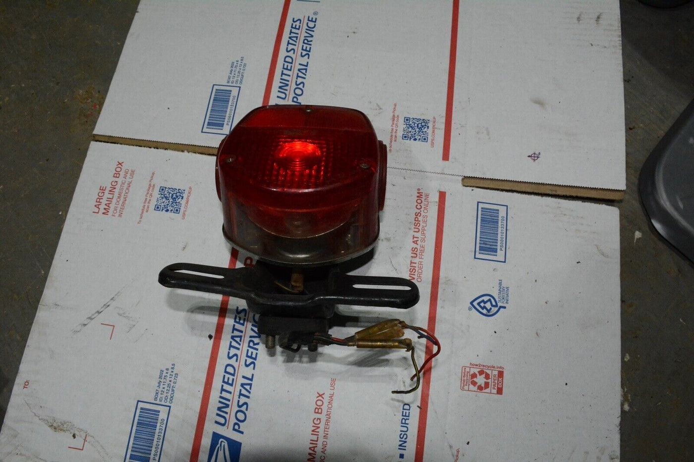 1975 Kawasaki KZ400 KZ 400 rear taillight tail brake light