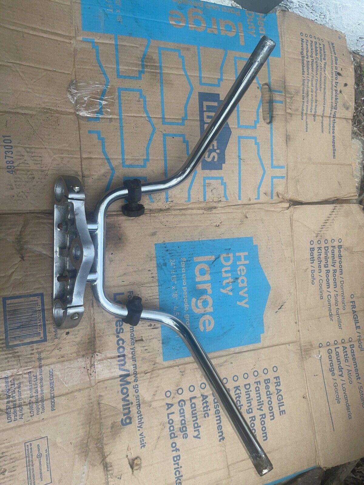 86 kawasaki en 450 handlebar upper tree