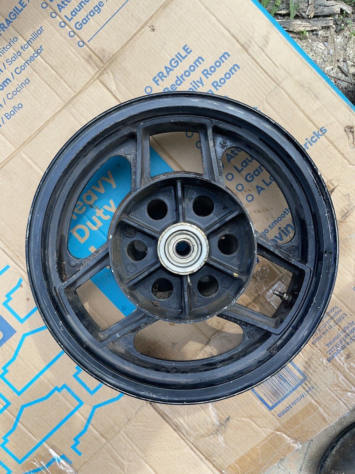 86 KAWASAKI ZX1000 ZX 1000 NINJA WHEEL RIM, REAR