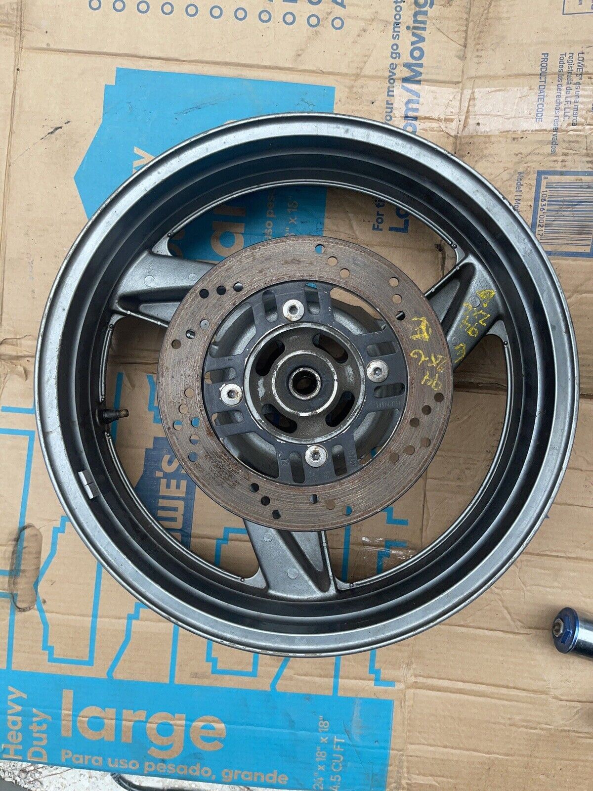 90-02 Kawasaki Ninja Zx6 Zx6e Rear Wheel Rim