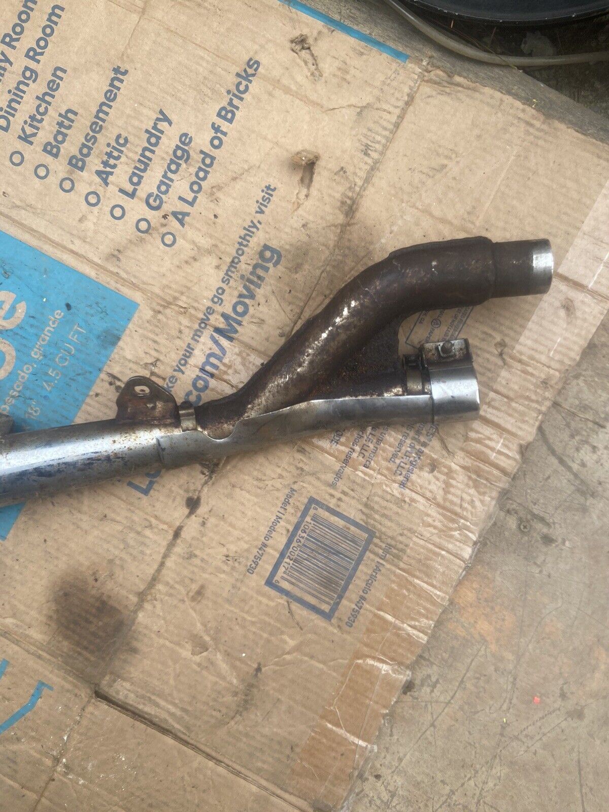 1976 GS750 Exhaust muffler tail pipe