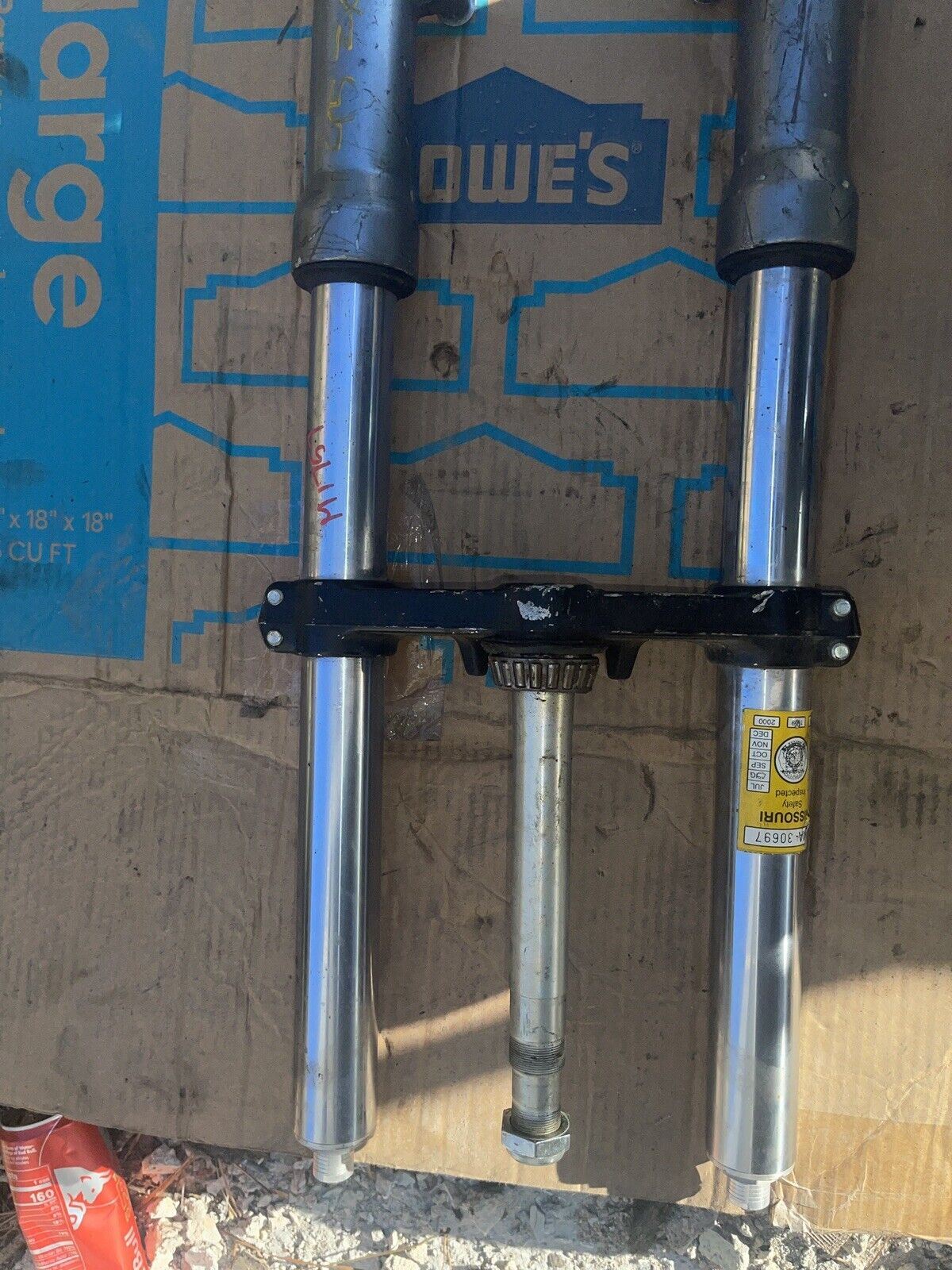 90-02 Kawasaki Ninja Zx6 Zx6e Pair Front Forks