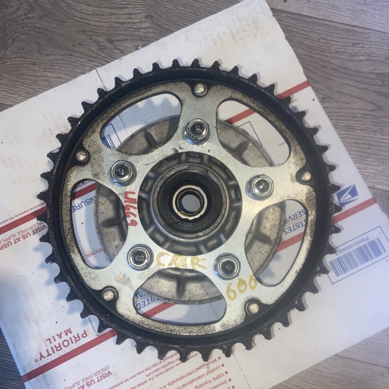 1989 Honda CBR600F CBR 600 Hurricane/89 Rear Sprocket and Hub