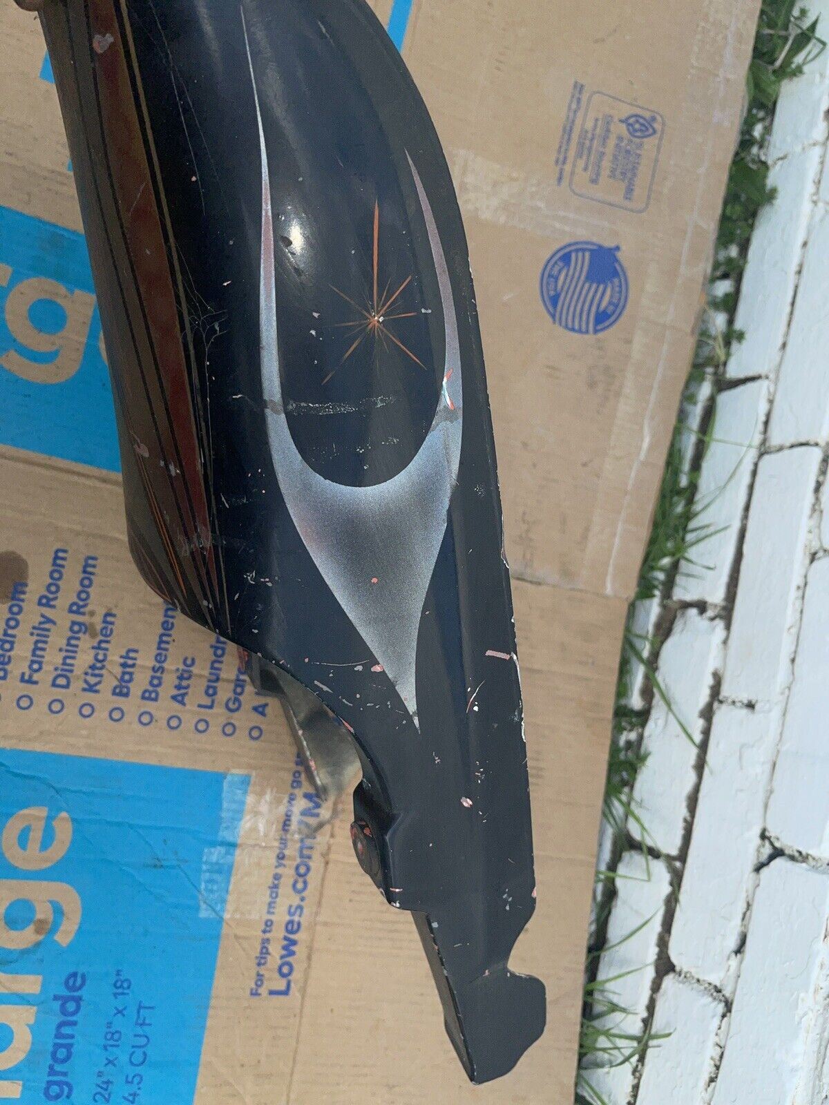 73 74 75 Kawasaki Z1 Z 1 900 rear back fender tail cowl fairing