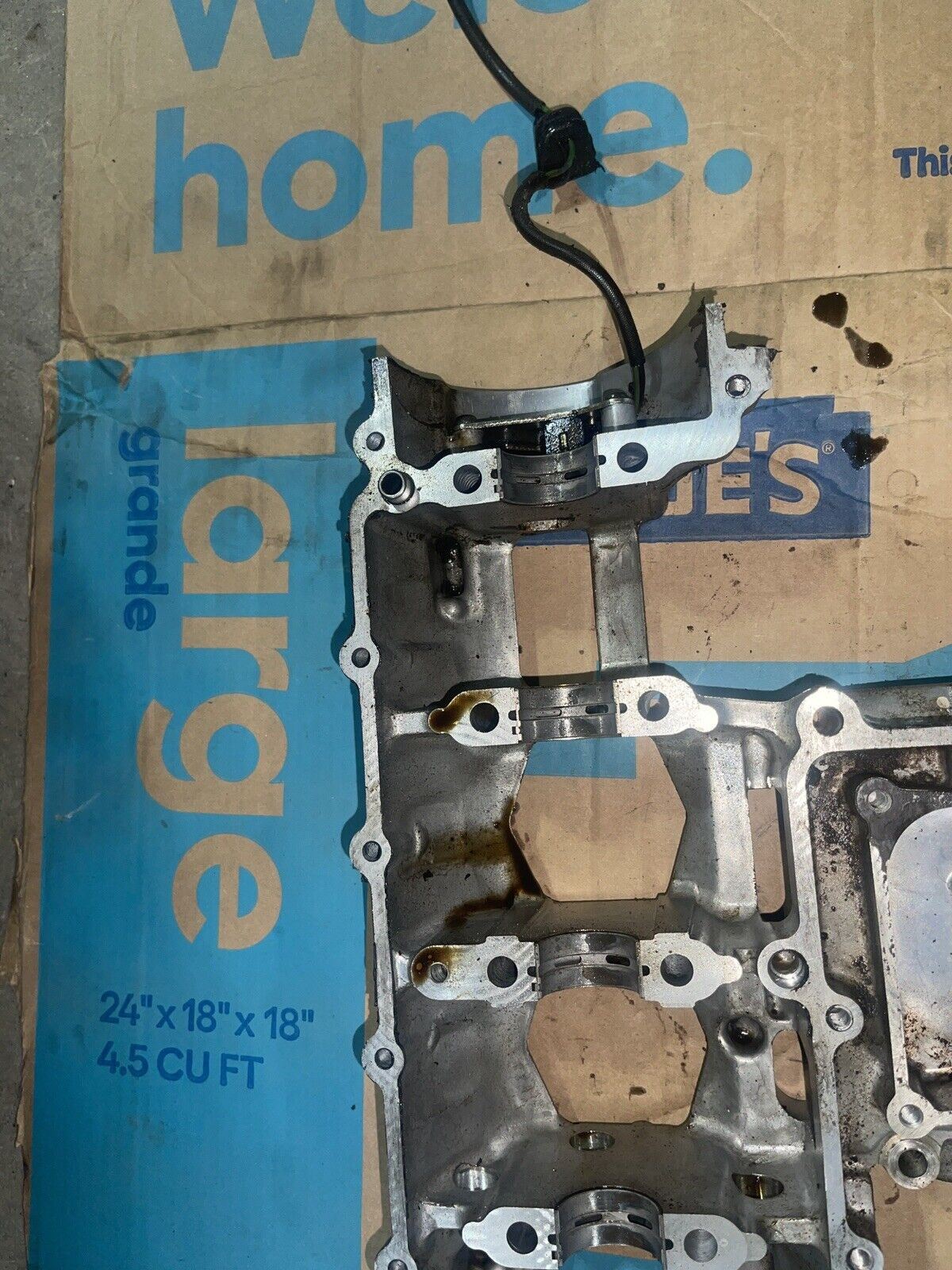 04 05 SUZUKI GSXR 600 GSXR600 ENGINE MOTOR BLOCK CASE UPPER LOWER CRANKCASE