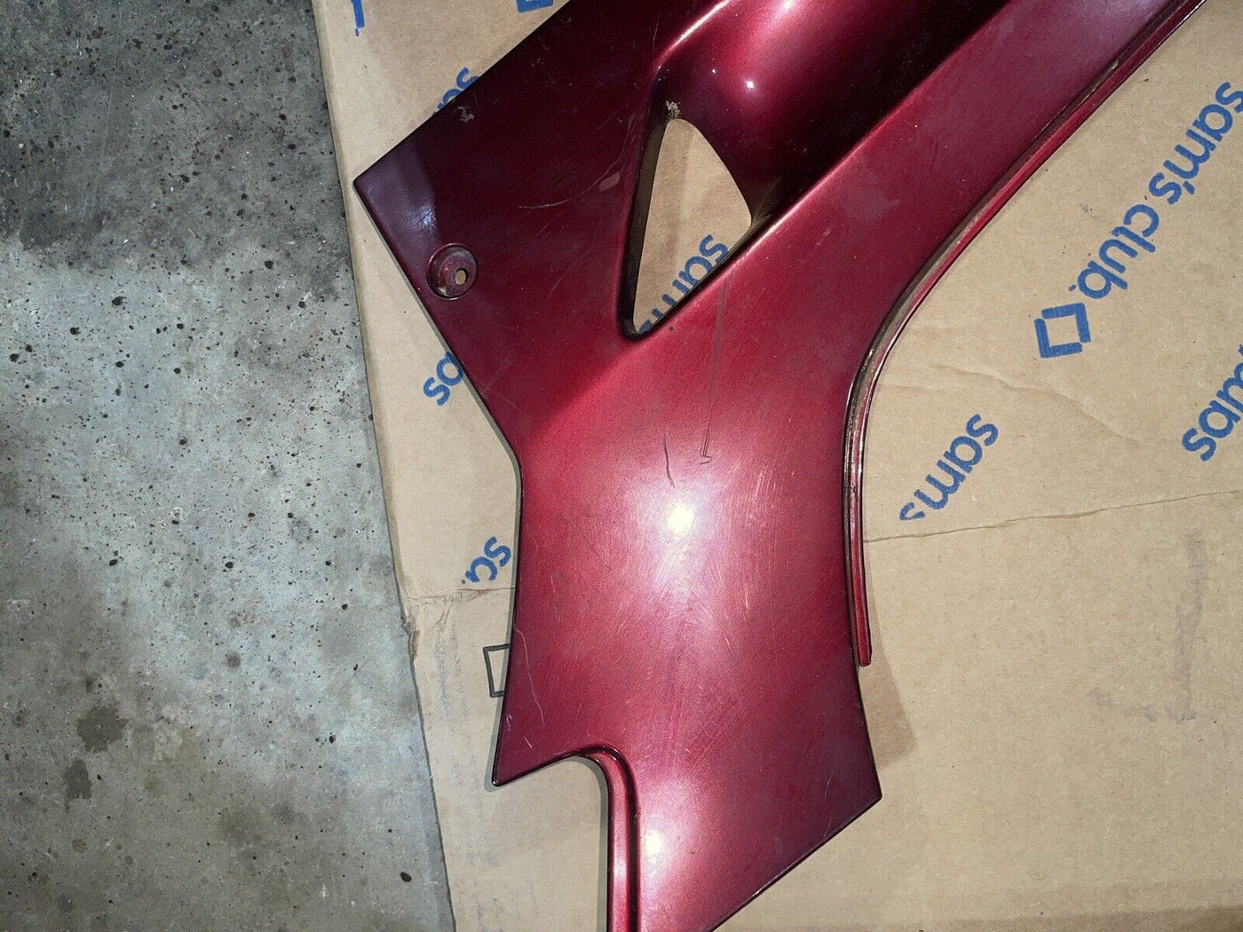 92 KAWASAKI ZX600 ZX 600 ZX-6 NINJA REAR TAIL COWL, FAIRING, RIGHT