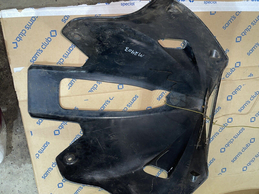 1986 KAWASAKI GPX 750-R UNDER BELLY LOWER FAIRING COWLING BLACK 55028-1130