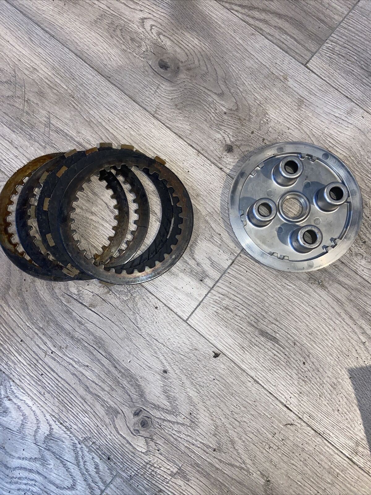 Used 86-89 Honda TRX250R Clutch Pressure Plate,  Discs