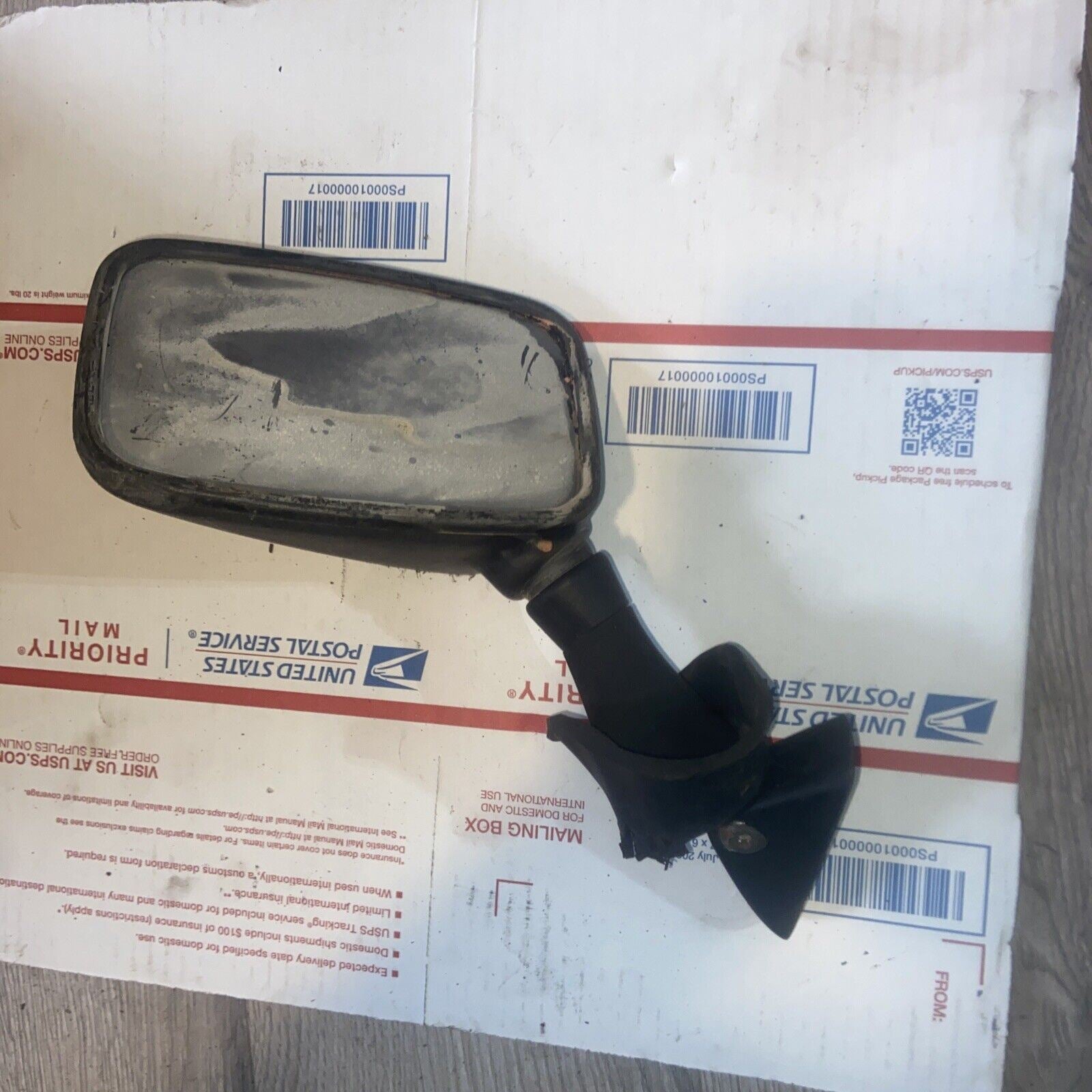 1990 90 KAWASAKI EX500 LEFT SIDE MIRROR GENUINE KAWASAKI