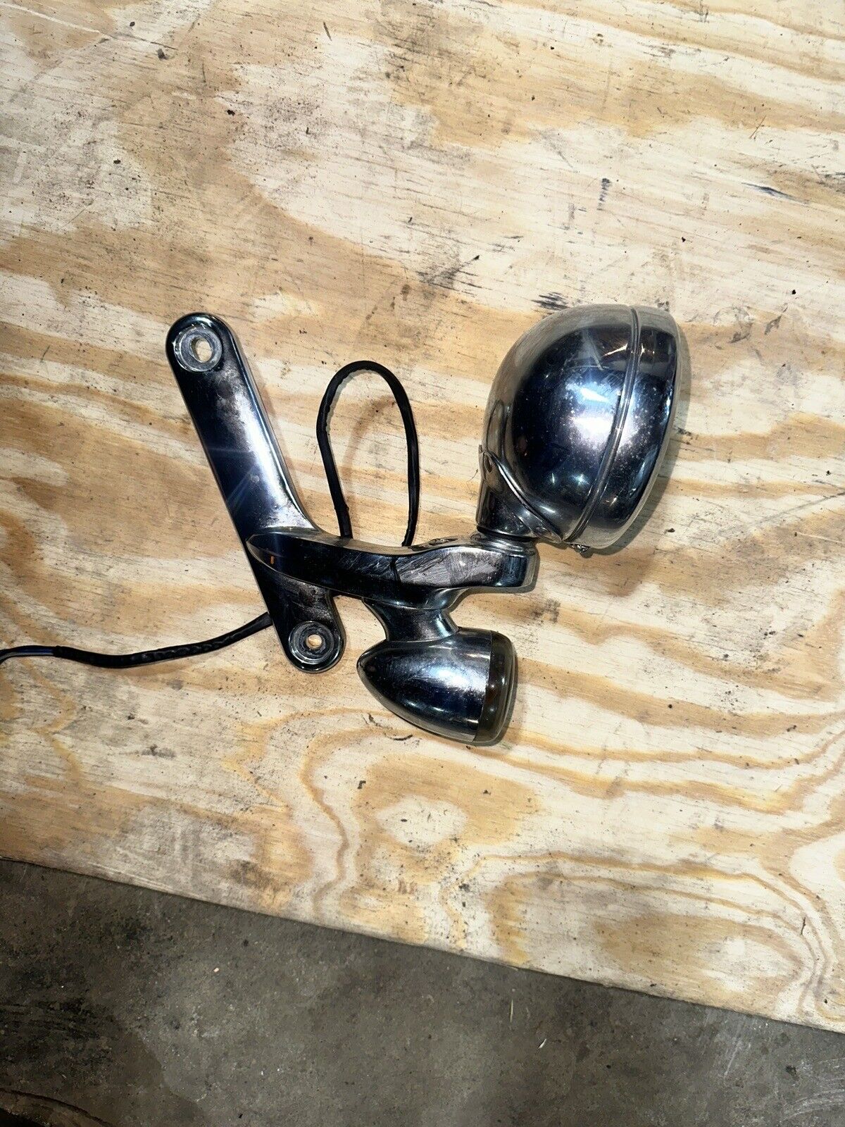 Genuine Harley OEM 97-13 CVO Touring RIGHT Chrome Fog Passing Light Turn Signal